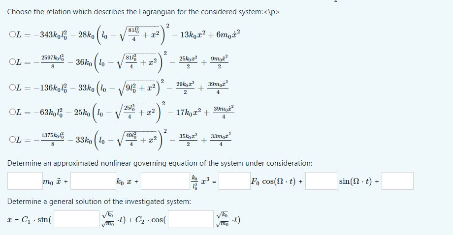 Solved Dynamics Of Nonlinear Systems Perform Linearization | Chegg.com