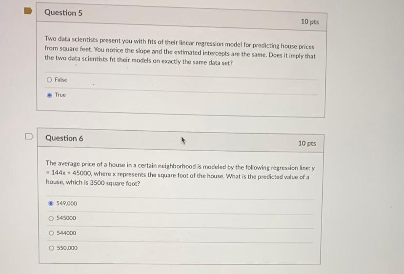 Solved D Question 8 10 pts The value of correlation | Chegg.com