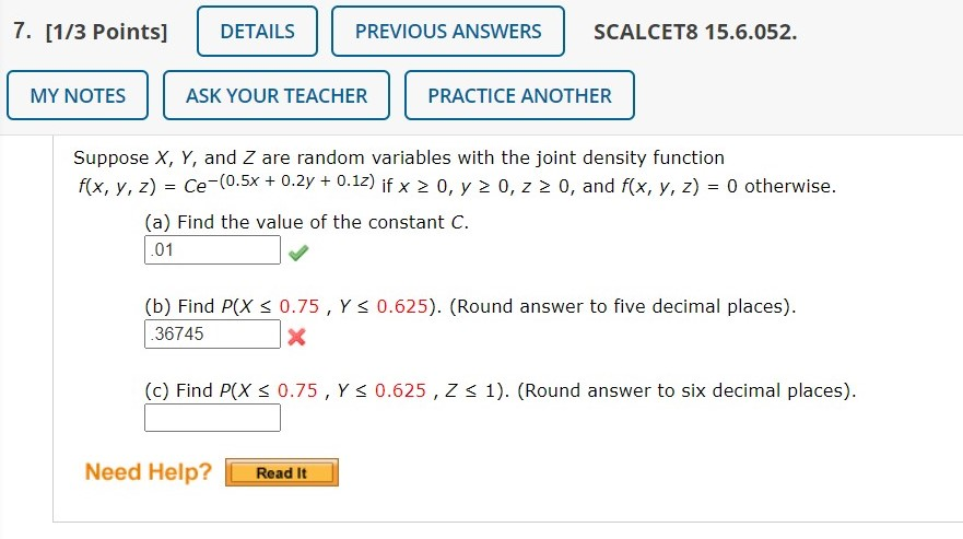 Solved Suppose X Y And Z Are Random Variables With The J Chegg Com