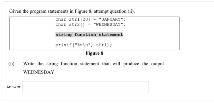 Solved Given the program statements in Figure 8, attempt | Chegg.com