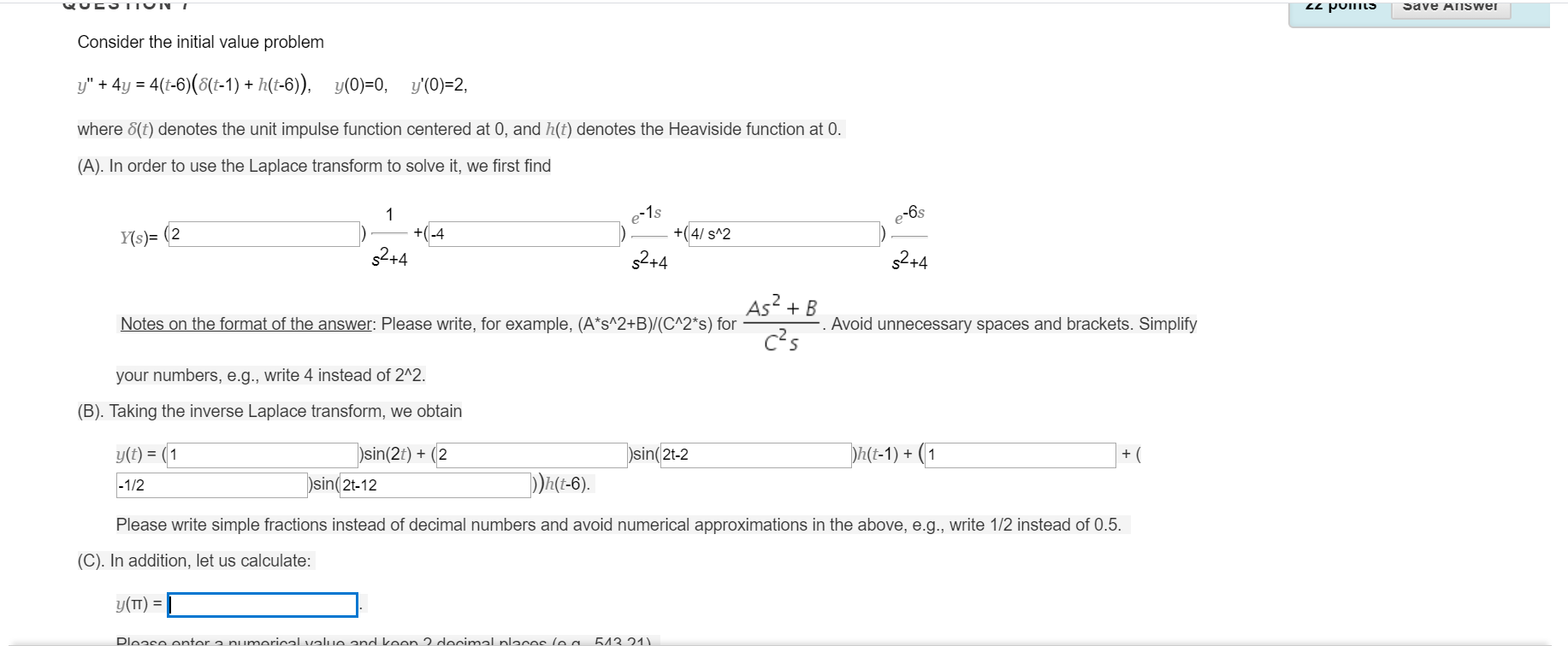 Solved I Guessed On A & B So I Dont Know If Those Are | Chegg.com