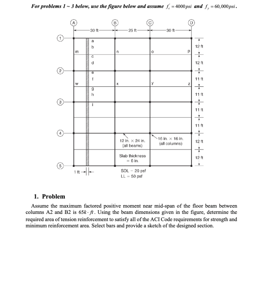 Solved For problems 1∼3 below, use the figure below and | Chegg.com