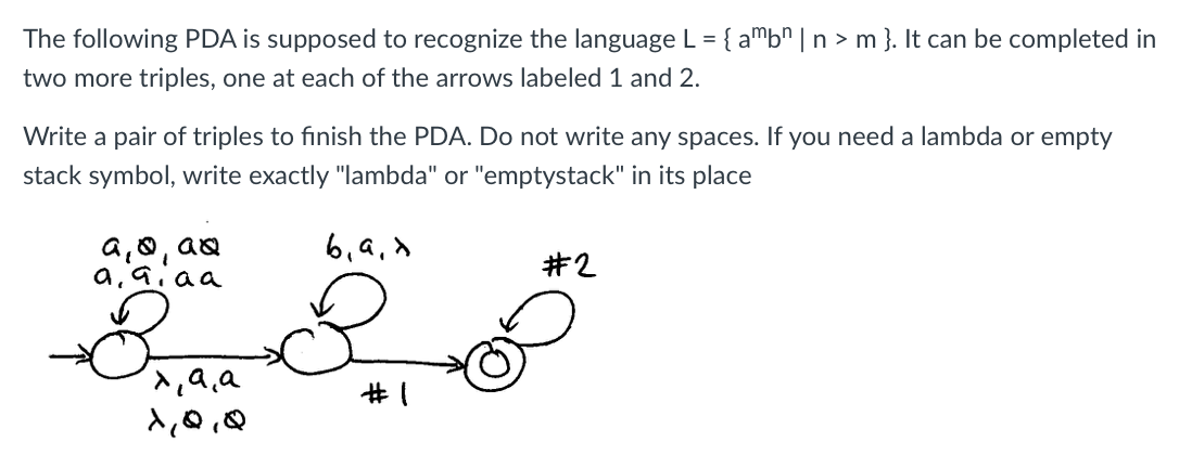 Solved The following PDA is supposed to recognize the | Chegg.com