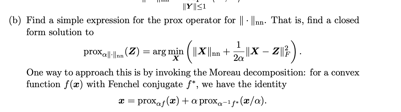 Solved ||Y||