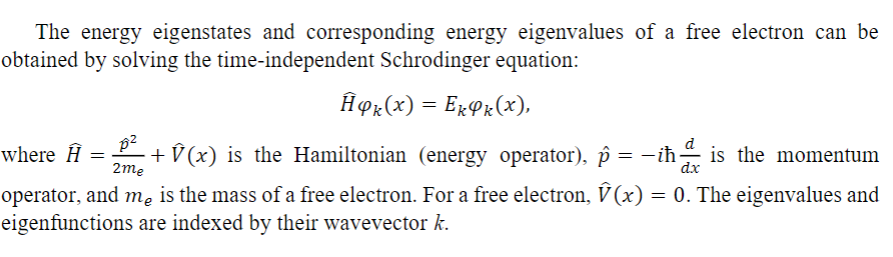 Solved The energy eigenstates and corresponding energy | Chegg.com