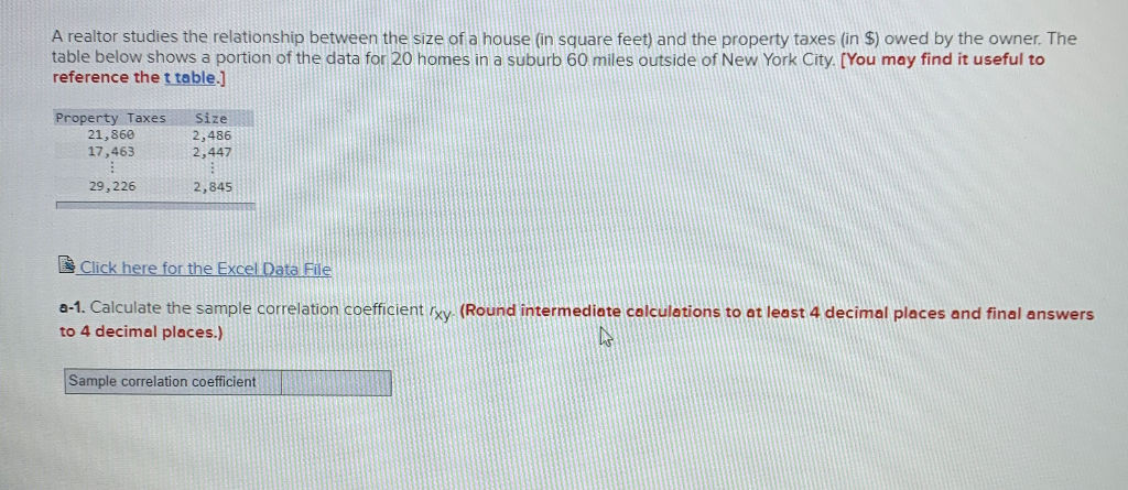 Solved Please helo with the sample correlation coefficient | Chegg.com