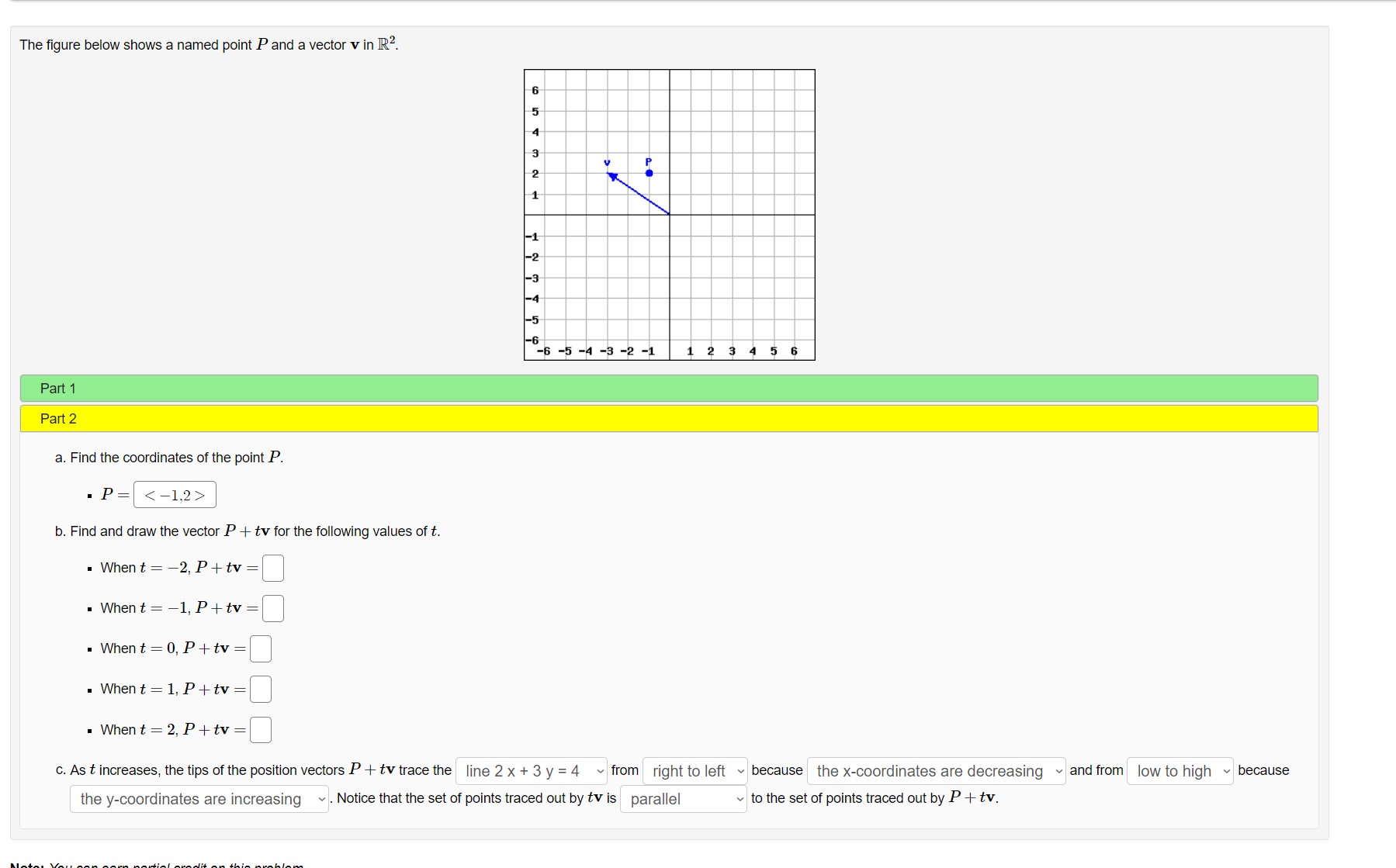 The Figure Below Shows A Named Point P And A Vector V | Chegg.com