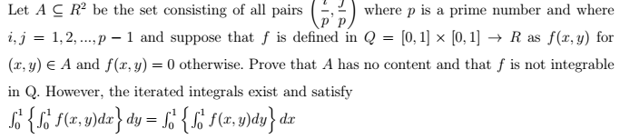 Let A C Rº Be The Set Consisting Of All Pairs E Chegg Com