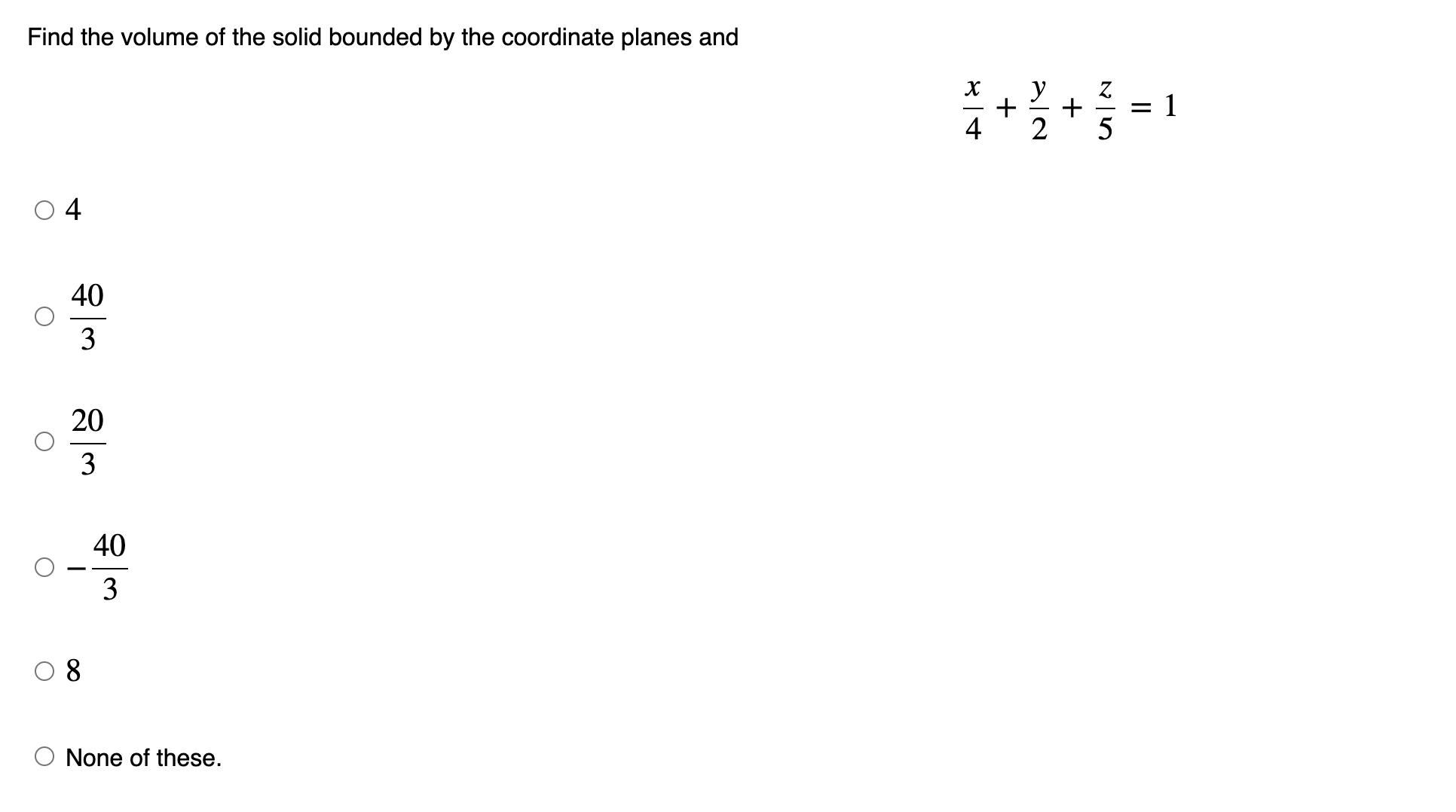 Solved Find the volume of the solid bounded by the | Chegg.com