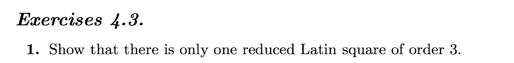 Solved Exercises 4.3. 1. Show that there is only one reduced | Chegg.com