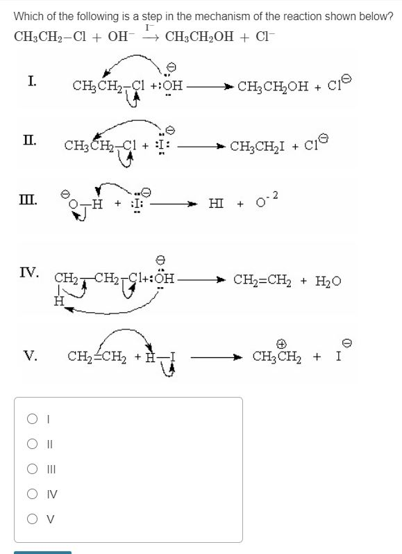 Solved Which of the following is a step in the mechanism of | Chegg.com