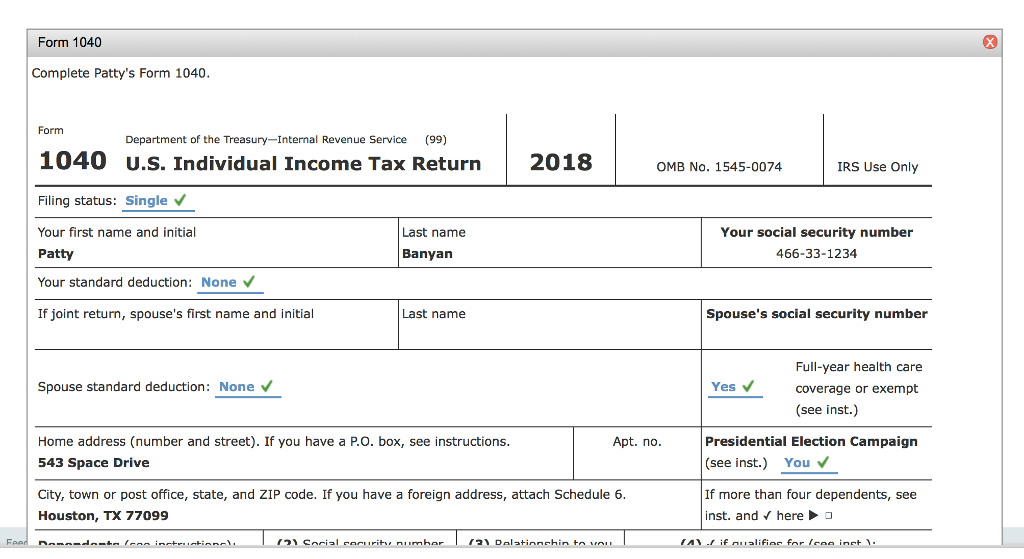 Form 1040 (PDF) Internal Revenue Service