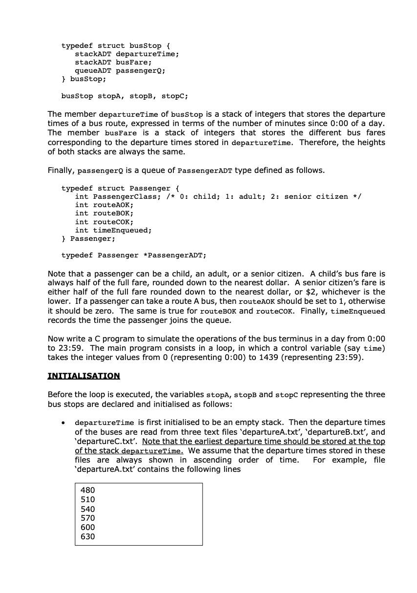 3. Write a program to simulate the following | Chegg.com