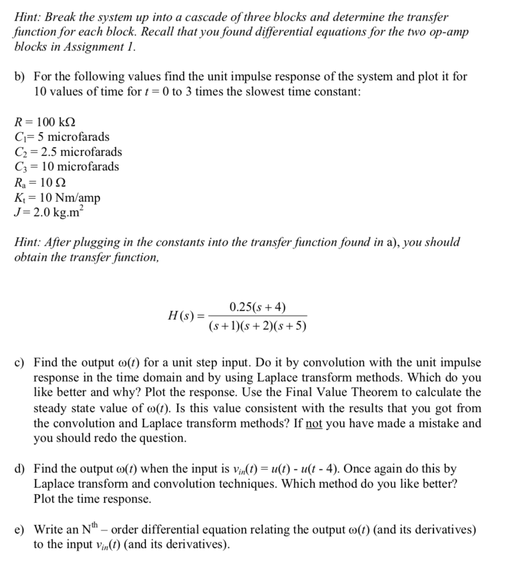 Question 4 You Are Given The Following System A Chegg Com