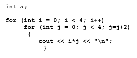 Solved int a; for (int i = 0; i