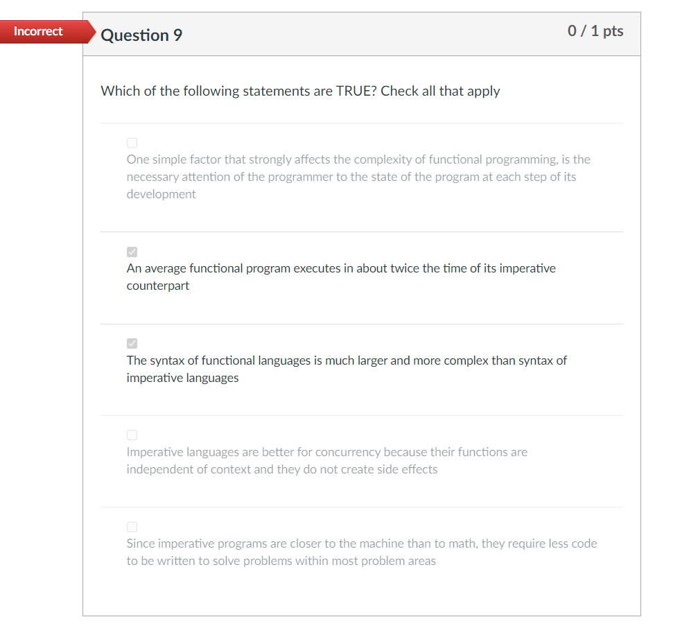 Solved Which of the following statements are TRUE? Check all | Chegg.com