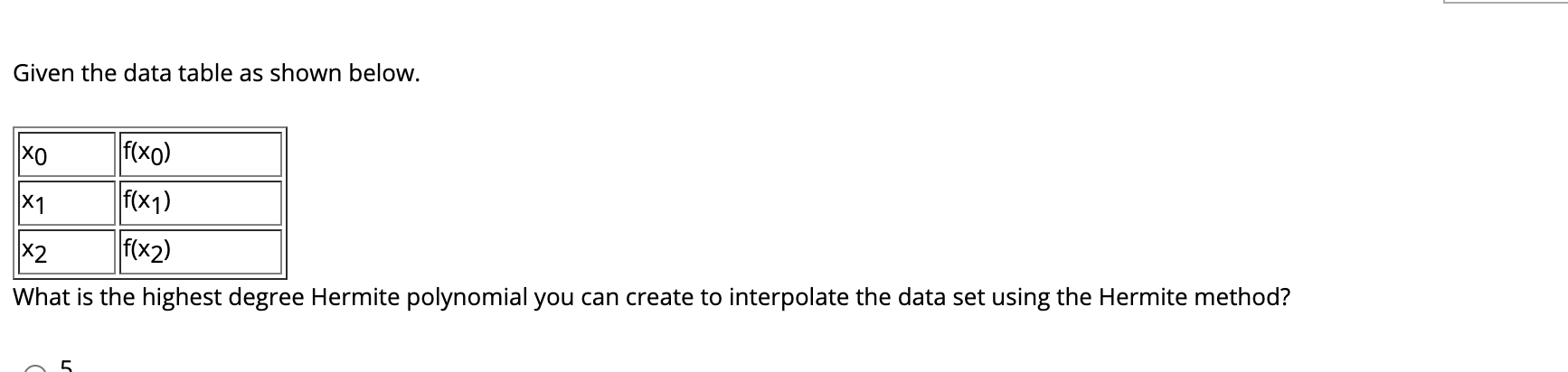 Solved If you are given a data set shown below in the table, | Chegg.com