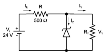 Solved For the circuit in Figure 5; A zener diode with | Chegg.com