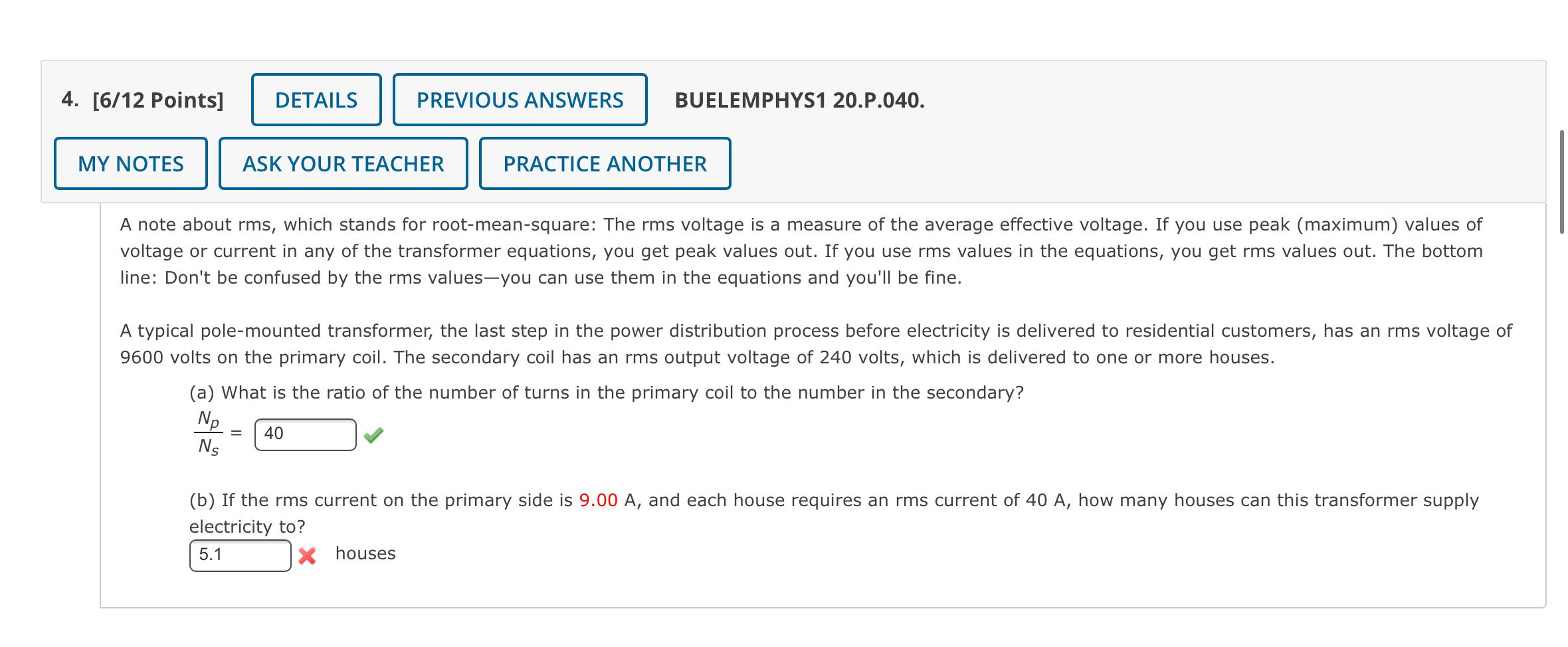 Solved A note about rms, which stands for rootmeansquare
