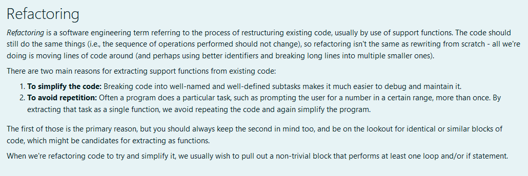 Solved python 3 help with refactoring please. please make | Chegg.com