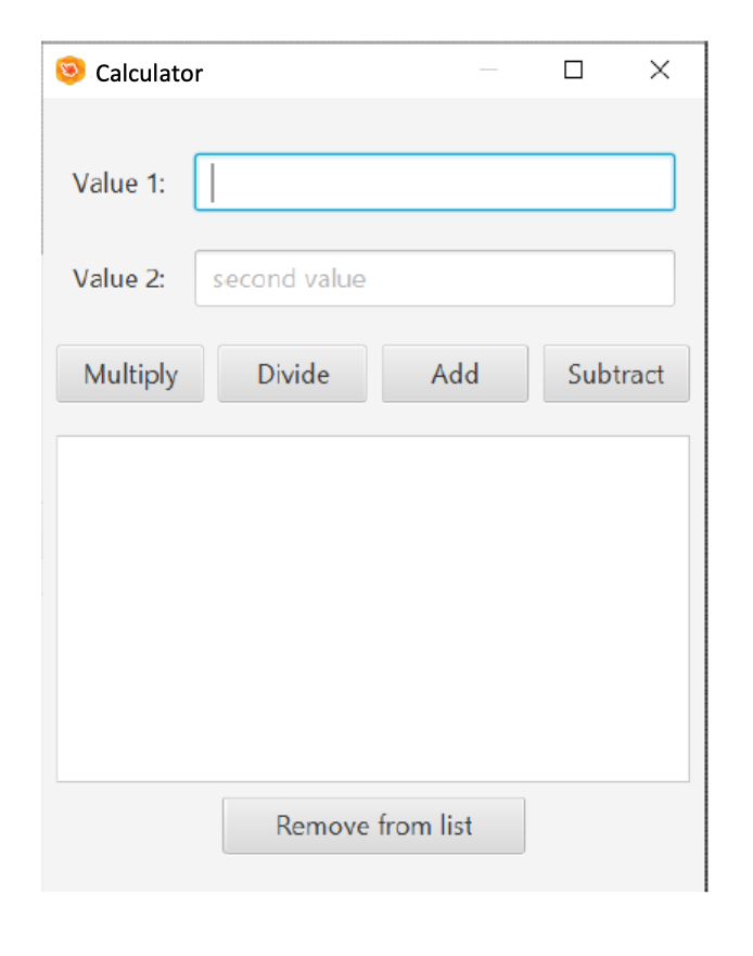 Solved 1. Design: design the GUI interface as shown in the | Chegg.com