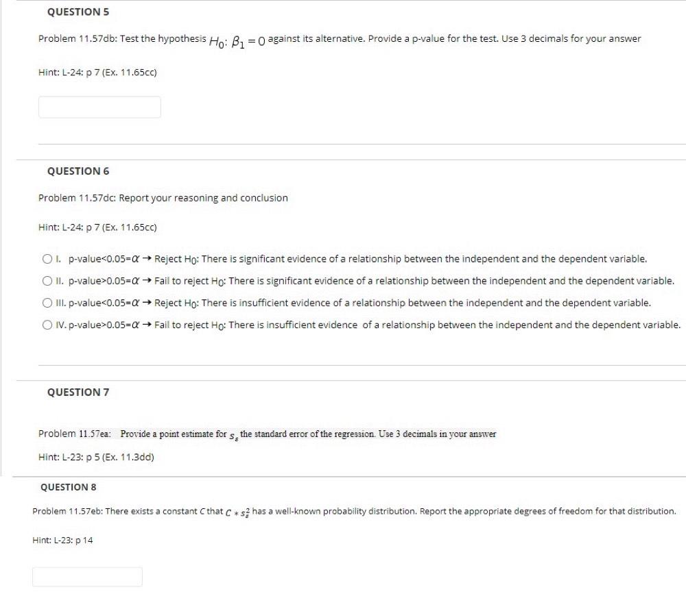 Solved Ag. 11.57 A researcher conducts an experiment to | Chegg.com