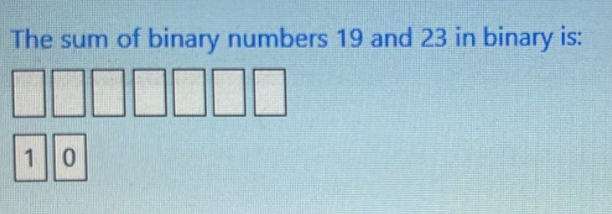 solved-the-sum-of-binary-numbers-19-and-23-in-binary-is-0-chegg