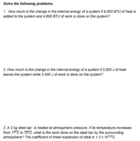 Solved Solve the following problems. 1. How much is the | Chegg.com