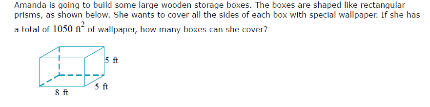 Solved Amanda is going to build some large wooden storage | Chegg.com