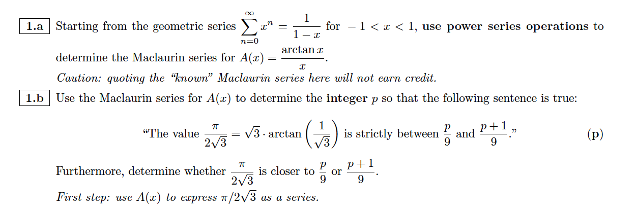 Solved Starting from the geometric series ∑n=0∞xn=1−x1 for | Chegg.com