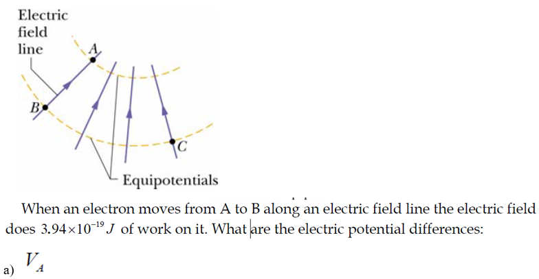 Solved Electric field line В. Equipotentials When an | Chegg.com