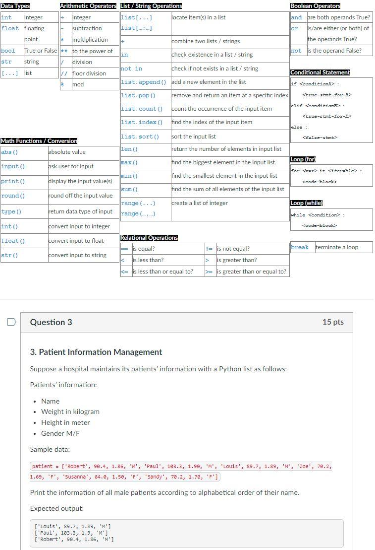 Solved Hello I'm not sure how to write the python codes by | Chegg.com