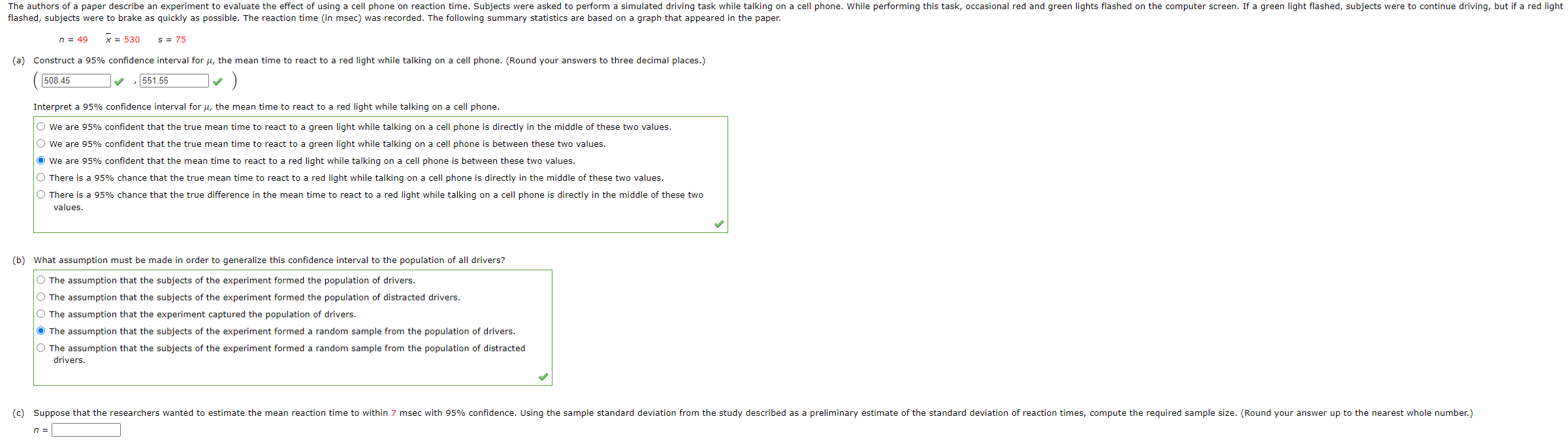 Solved The authors of a paper describe an experiment to | Chegg.com