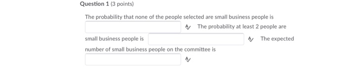 Solved 1 2 A committee of 5 people is to be formed from 11 | Chegg.com