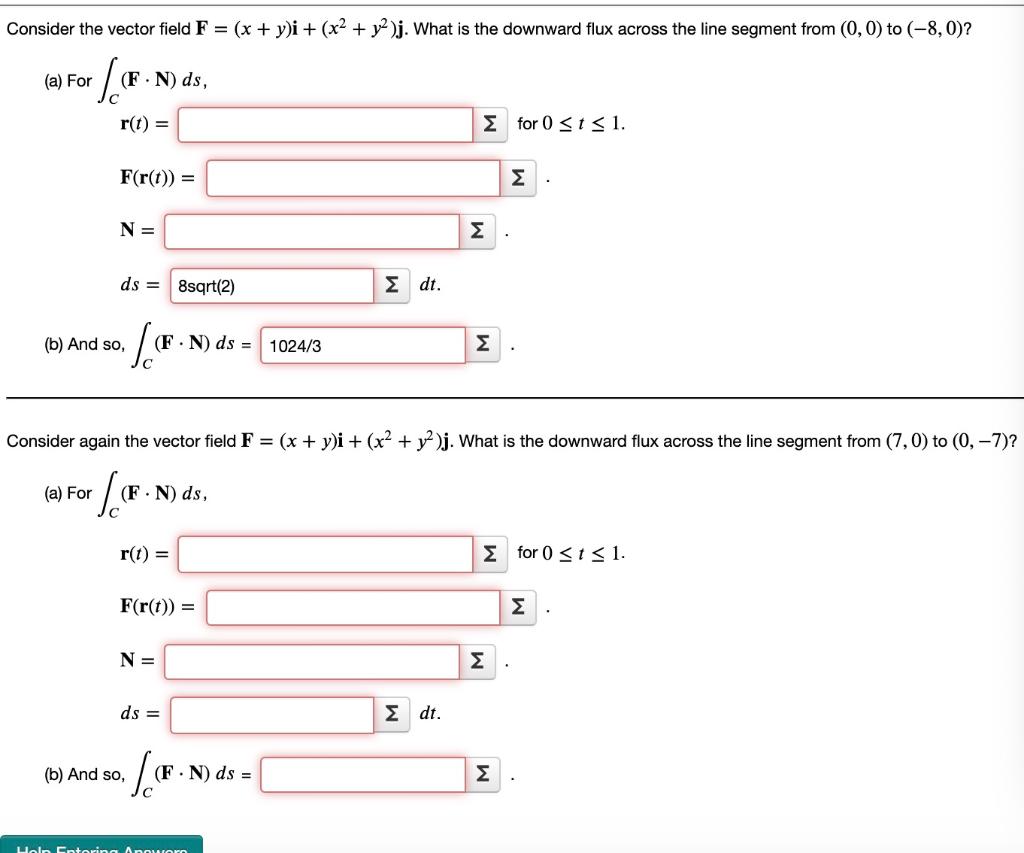 Solved Consider The Vector Field F X Y I X2 Y2 Chegg Com