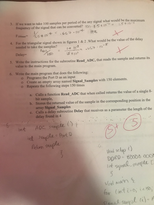 Solved Problem 3 a) We want to use an Analog to Digital | Chegg.com