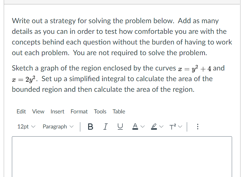 Solved Question 6 1 pts Write out a strategy for solving the | Chegg.com
