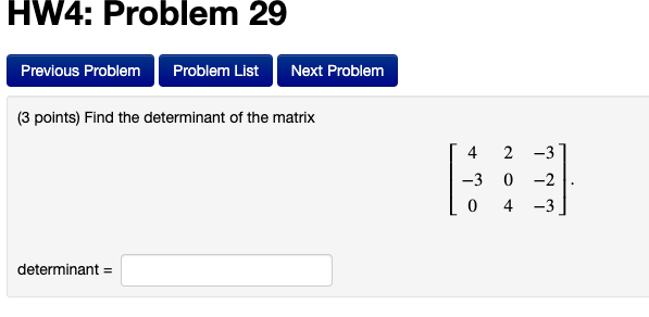 Solved HW4: Problem 30 Previous Problem Problem List Next | Chegg.com