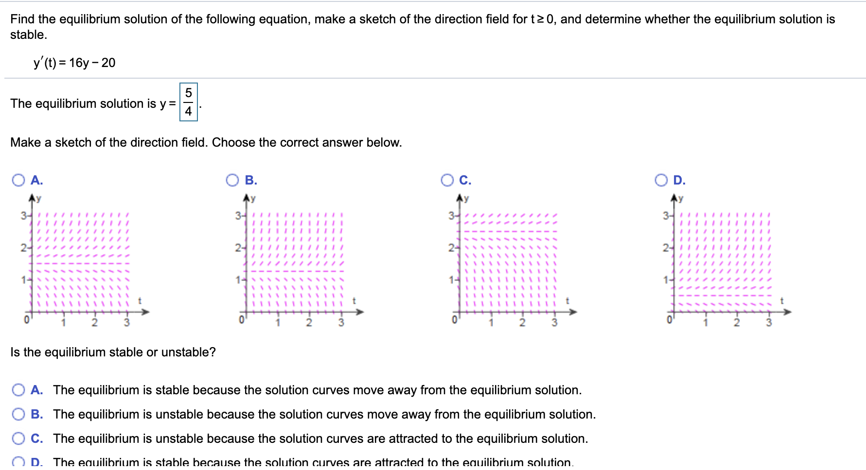 Solved Find The Equilibrium Solution Of The Following | Chegg.com