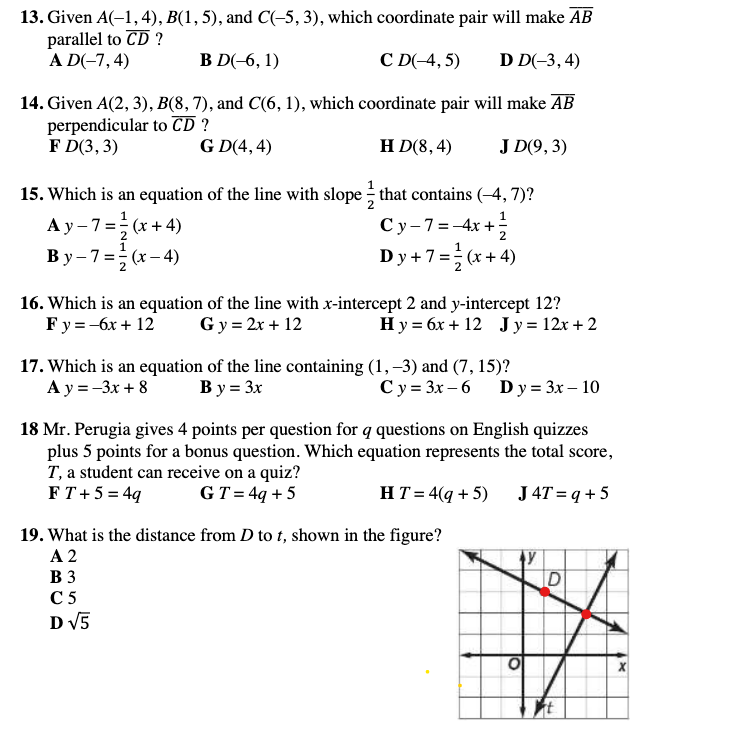 Solved 13 Given A 1 4 B 1 5 And C 5 3 Which Chegg Com