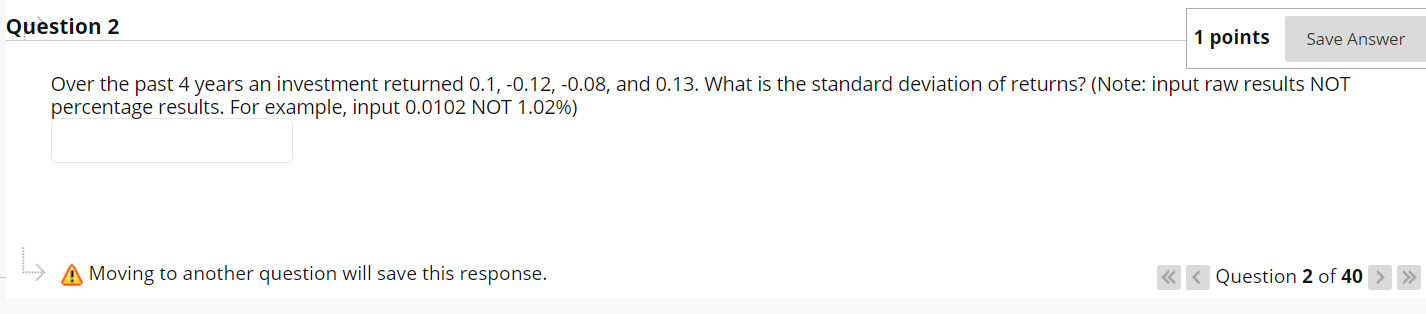 Solved Question 2 1 points Save Answer Over the past 4 years | Chegg.com
