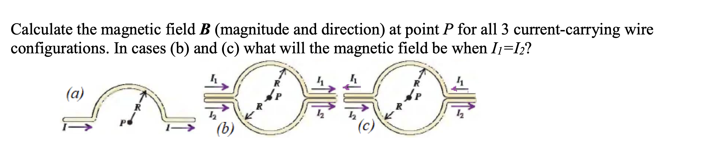 Solved Calculate The Magnetic Field B (magnitude And | Chegg.com