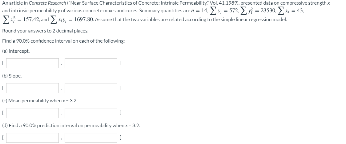 Solved An article in Concrete Research (