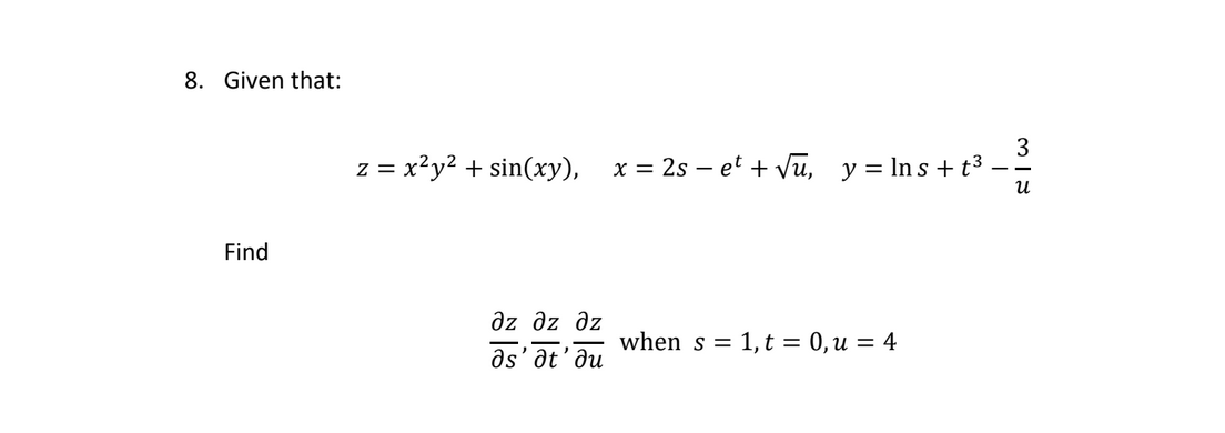 Solved Please write out every step. Don't need to simplify | Chegg.com