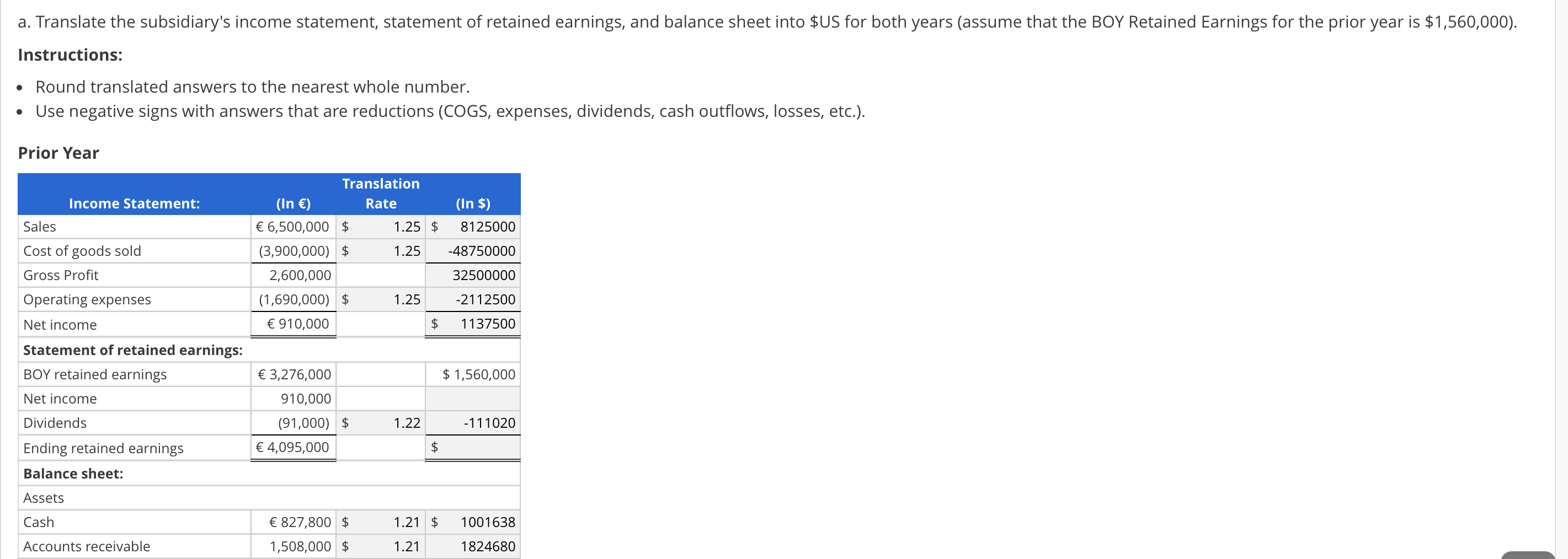 Assume that your company owns a subsidiary operating Chegg com