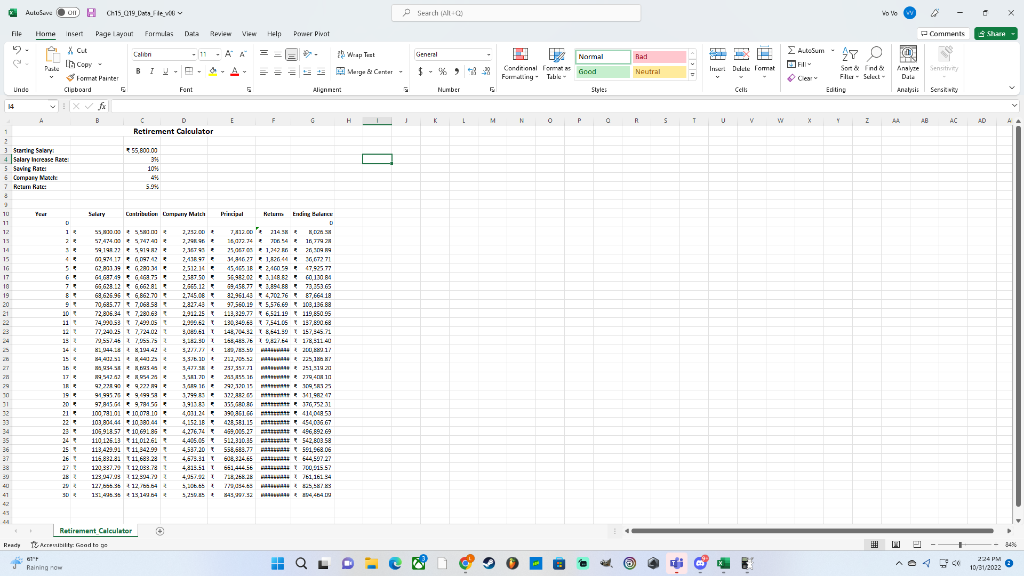 Exercise 15-19 Algo Using The Accompanying 