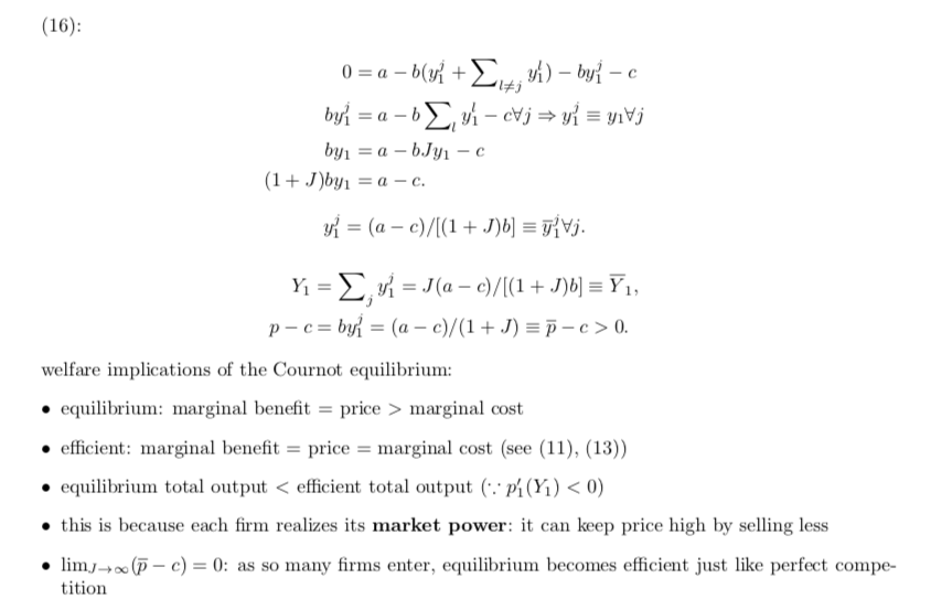 5. In the Cournot oligopoly model of section 2.1: (a) | Chegg.com