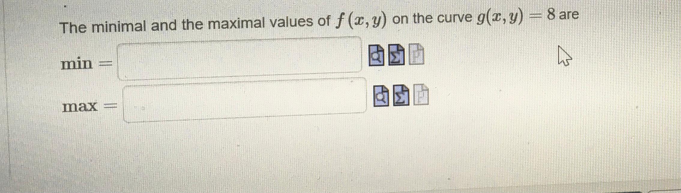 Solved The Gradient Of The Function F 0 Y 8x2 26y2 Chegg Com