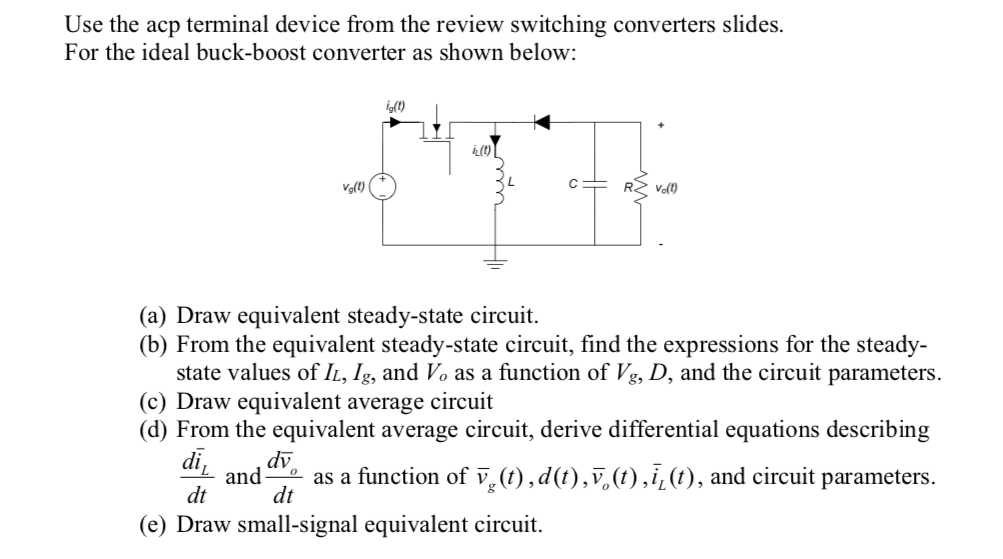 Solved Use the acp terminal device from the review switching | Chegg.com