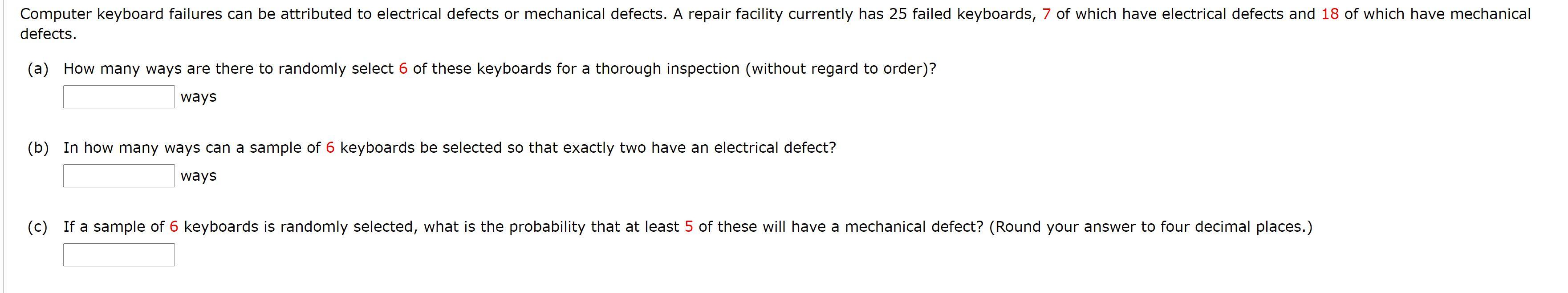 Solved Computer keyboard failures can be attributed to